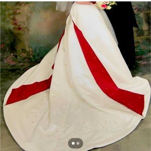 Designer wedding dress.